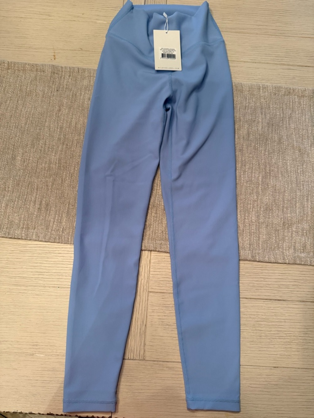 Light Blue High-Waist Leggings